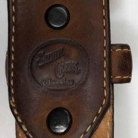 Silver Creek Collection Leather Belt Western Brown Cowboy Rodeo Made in USA - Picture 6 of 10